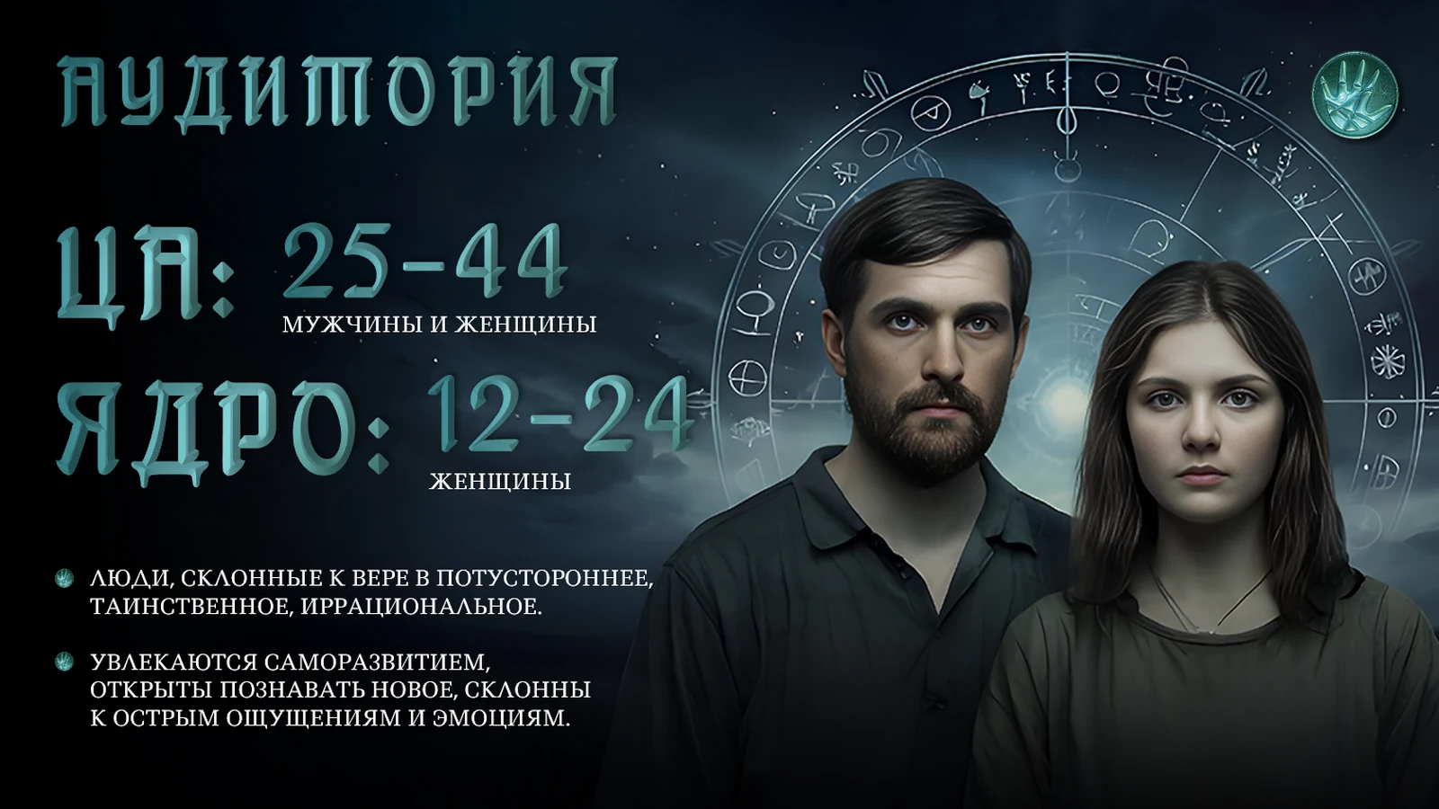 Презентация аудитории проекта Экстрасенсы